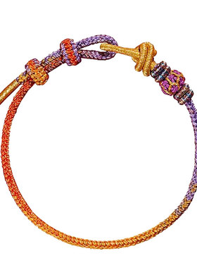 马年本命年红手绳九紫离火手串