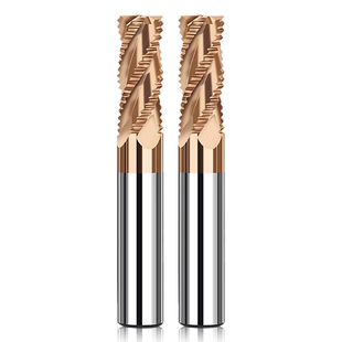 钢用粗皮铣刀钨钢合金粗皮刀波刃刀加长开粗铣刀不锈钢波纹刀16mm