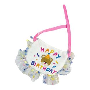 宠物生日装扮猫咪狗狗生日围巾帽子蜡烛饰品庆生氛围可爱流苏花边