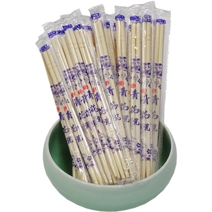 一次性筷子餐具家用双生筷方便商用饭店专用便宜竹筷外卖快餐高档