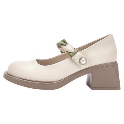 达芙妮玛丽珍鞋女厚底高跟