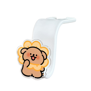 线条小狗挂钩车载汽车后排多功能车用座椅背隐形挂勾可爱卡通通用