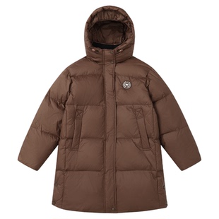 笛莎官旗2025冬季新款青少年女大童初高中生中长款三防面包羽绒服