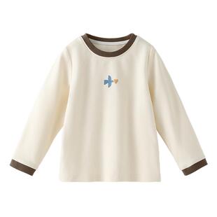 贝肽斯儿童打底衫长袖T恤春装新款男女童内搭宝宝舒适透气上衣a类