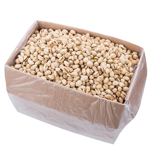 年货自然开口开心果盐焗无漂白5斤置办散装称斤坚果零食整箱批货