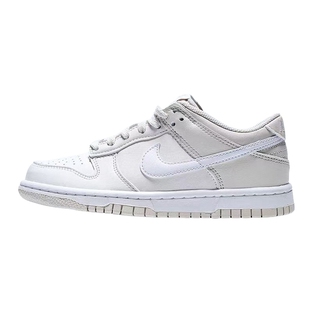 NIKE耐克女鞋米白色DUNK低帮轻便百搭板鞋大童鞋运动鞋IU7766-016