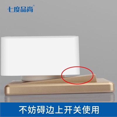 三孔插座一转一带开关16A转10A空调大功率热水器10A转16A转换插头