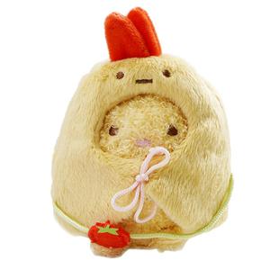 角落炸虾生物披风换装挂件毛绒公仔企鹅可爱玩偶包包挂饰礼物玩具