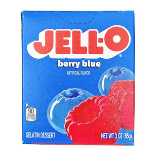 美国杰乐牌水果味透明果冻粉食用自制免煮JELLO GELATIN DESSERT