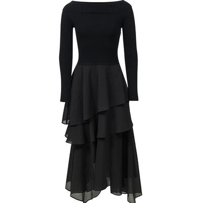 VeroModa连衣裙含绵羊毛桑蚕丝