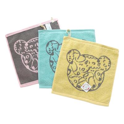 3条金号纯棉擦手方巾柔软