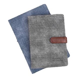 广博布面记事本单本GBP200223布面办公记笔记本25K16K搭扣本水洗牛仔系列120张加厚纸张书写不渗透