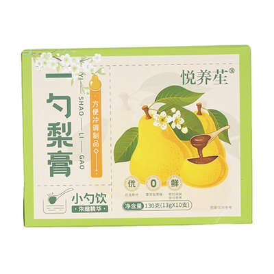 一勺梨膏原榨酥梨膏清润秋梨养生膏悦养苼官方正品