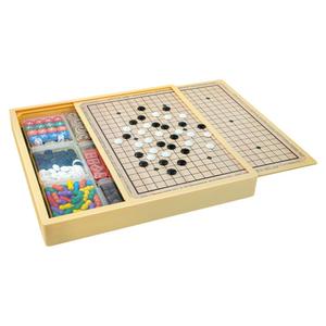 磁吸多功能棋盘多合一套装棋类益智玩具飞行儿童跳棋五子棋象棋三