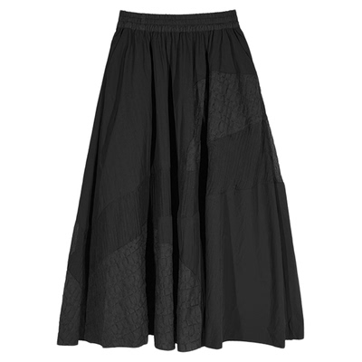 【夏云】肌理感多面料拼接半身裙