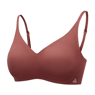 Jockey乳胶无痕内衣女青年固定双肩带双排搭扣无钢圈文胸内衣女