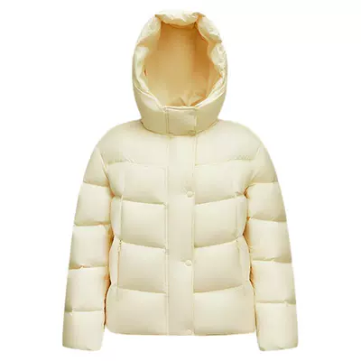 森马90绒子三防发热龟背羽绒服女