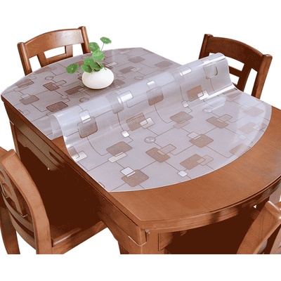 桌布防水免洗可折叠伸缩pvc