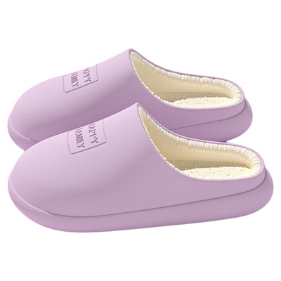 包头防水棉拖女秋冬居家室内防滑