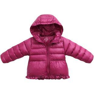 【清仓】马克珍妮冬装宝宝羽绒外套 女童轻羽绒儿童羽绒服15068