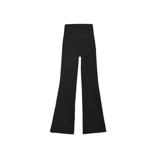 立显大长腿！~复合磨毛人鱼喇叭裤女秋冬修身显瘦高腰微喇长裤子