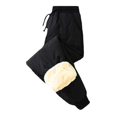 回力冬季保暖棉裤男士羊羔绒裤子