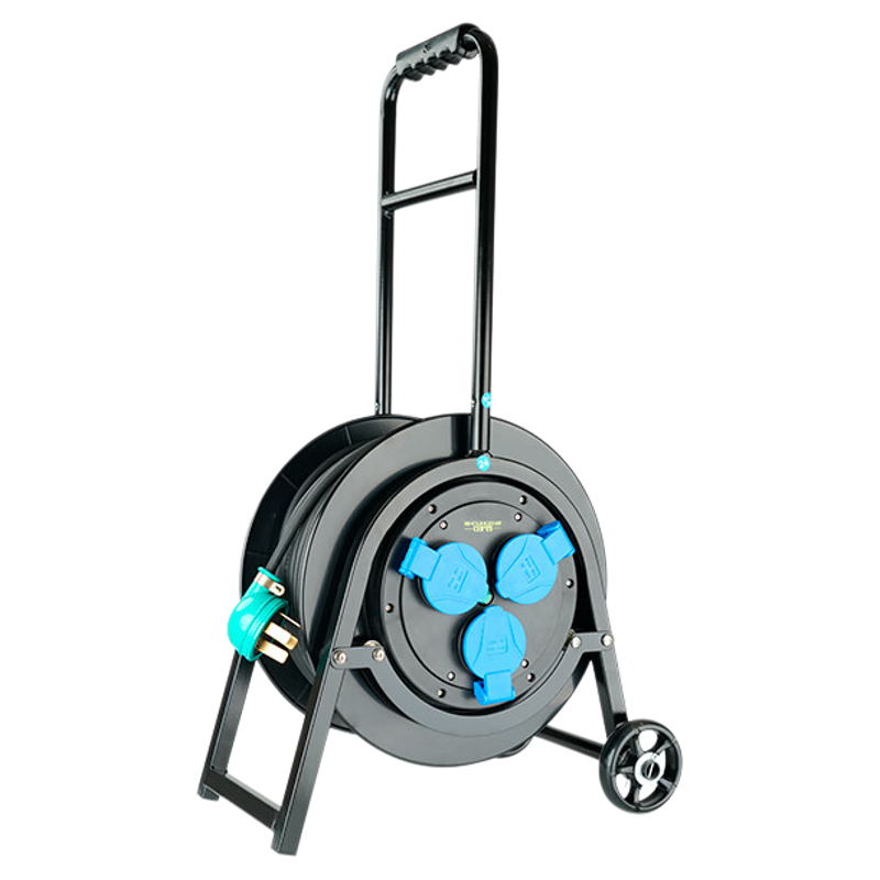 守护者移动电缆卷线盘绕线100米轮车BSL356/BSL506三相四线380V