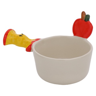 鹿谷川冰淇淋碗创意带手柄的酸奶水果碗家用饭碗早餐碗早餐燕麦碗