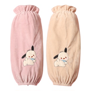 套袖女上班防污耐脏护袖头学生长款秋冬棉衣手袖学生工作保暖袖套