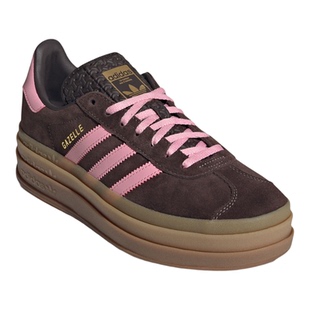 T头鞋 GAZELLE BOLD厚底增高板鞋德训鞋女adidas阿迪达斯三叶草