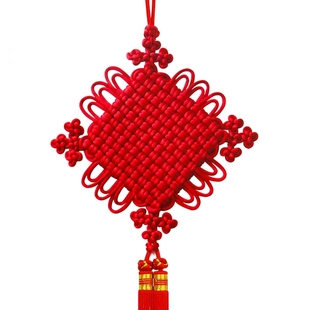 精品中国结挂件中国大码客厅装饰手工编织丝线乔迁礼品结婚挂件