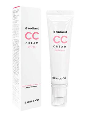 BANILA CO芭妮兰裸透CC霜防晒霜裸妆遮瑕妆前保湿滋润隔离霜30ml