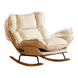 摇摇椅躺椅成人可坐睡两用懒人椅家用阳台单人椅休闲云朵沙发摇椅