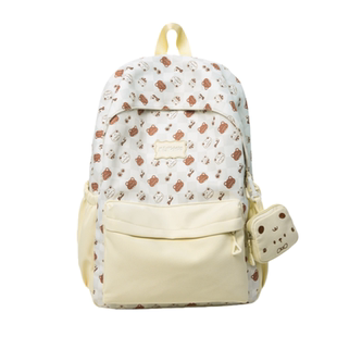 日系ins风双肩书包2026新款 初中女生小学生高颜值小众不撞款肩包