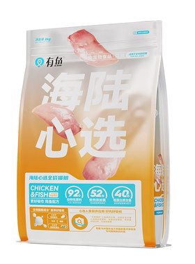 有鱼海陆心选鸡鱼肉猫粮8kg