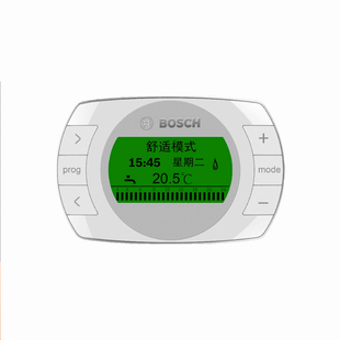 德国博世有线无线燃气壁挂炉温控器编程OR80调节采暖控制器 MR100