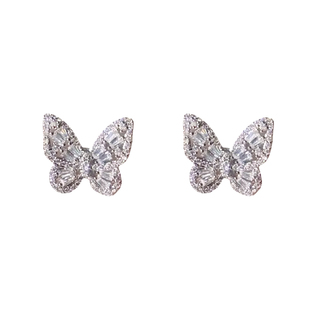 适用华为freeclip耳夹式蝴蝶耳机钻扣蓝牙耳机扣装饰饰品配饰耳饰