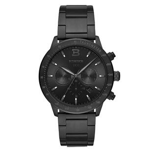 正品瑞士宾格手表男士机械男款黑武士表商务简约防水夜光石英名表