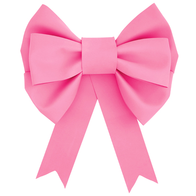 紫色蝴蝶结装饰墙上新年氛围布置