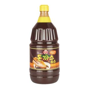 韩国进口不倒翁炸猪排酱2.1kg 韩式猪排沙司日式饭酱汁蘸酱汁包邮