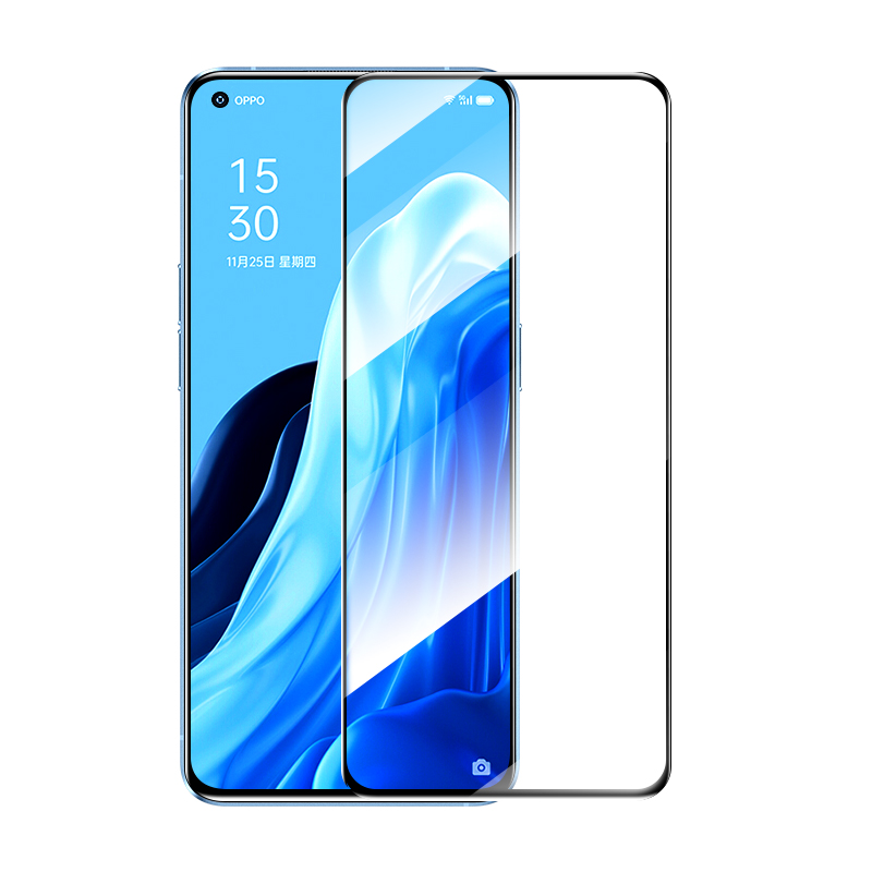 闪魔适用于OPPOReno7钢化膜OPPOReno7手机膜全屏覆盖Reno7无白边oppo防摔贴膜保护7新年版玻璃抗蓝光