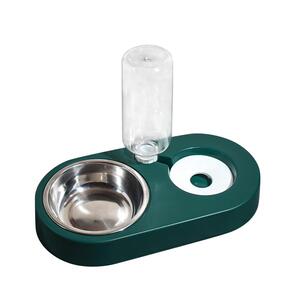 猫碗双碗自动饮水狗盆狗碗食盆狗狗碗泰迪饭盆猫咪喝水碗宠物用品