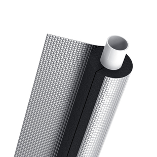 水管保温棉自粘式铝箔太阳能室外防冻自来水管道橡塑保温管套开口