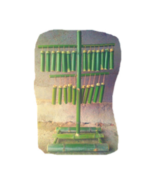 竹子玩具小孩子音乐敲打器