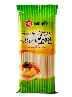韩国进口膳府小面500g韩式细面