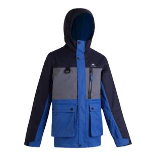 迪卡侬儿童可拆卸三合一羽绒服内胆男女童冲锋衣秋冬保暖外套KIDS