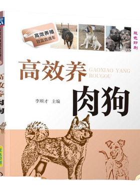 官网正版 高效养肉狗 李顺才 养殖致富直通车 经典实用技术图书 农业技能培训教材 机械工业出版社旗舰店