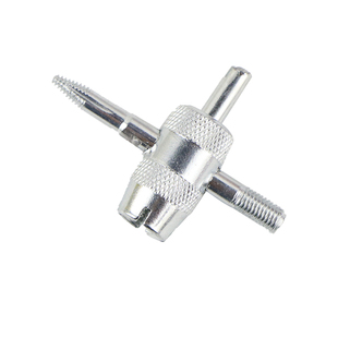 四合一气门芯扳手气门钥匙开关汽车轮胎电动车自行车放气工具包邮