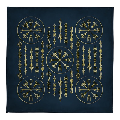 希腊埃及古文字塔罗布绒布推牌布水晶布小桌布祭坛仪式台布可定制