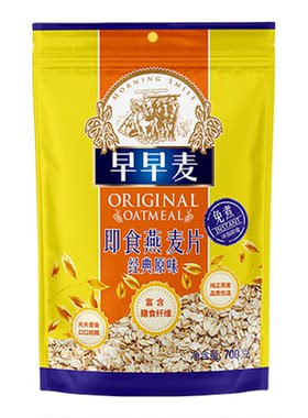 早早麦免煮即食冲饮原味燕麦片
